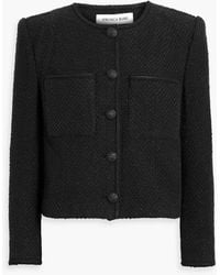 Veronica Beard - Jacke "lars" aus tweed aus einer baumwollmischung mit metallic-effekt - Lyst