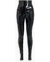 Rick Owens - Sequined High-rise Skinny Jeans - Lyst