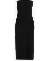 By Malene Birger - Akari trägerloses midikleid aus einer gerippten ecoveroTM-mischung - Lyst