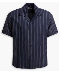 Sandro - Hemd aus webstoff mit nadelstreifen - Lyst