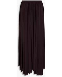 Philosophy Di Lorenzo Serafini - Gathered Jersey Midi Skirt - Lyst