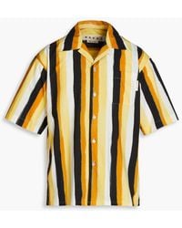 Marni - Striped Cotton-poplin Shirt - Lyst