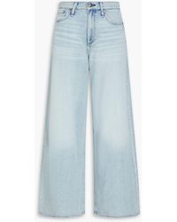 Rag & Bone - Sofie Faded High-Rise Wide-Leg Jeans - Lyst