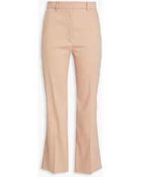 JOSEPH - Cotton-blend Poplin Kick-flare Pants - Lyst