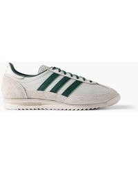adidas - Sl 72 Og Suede-Trimmed Leather Sneakers - Lyst