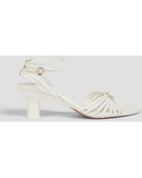3.1 Phillip Lim - Knotted Leather Sandals - Lyst