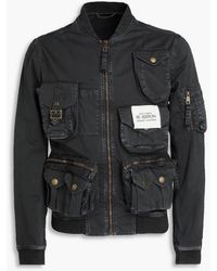 Dolce & Gabbana - Cotton-Blend Twill Bomber Jacket - Lyst