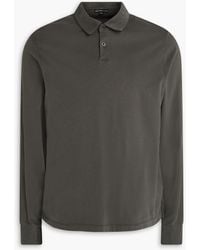 James Perse - Poloshirt aus baumwoll-jersey - Lyst