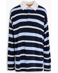 Guest In Residence - Gestreifter kaschmirpullover mit polokragen - Lyst