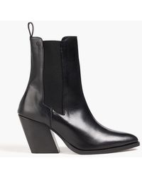 Claudie Pierlot - Glossed-leather Chelsea Boots - Lyst