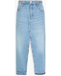 Maje - Chain-embellished Denim Maxi Skirt - Lyst