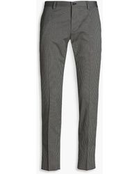 Dolce & Gabbana - Striped Cotton-blend Twill Pants - Lyst