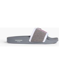 Thom Browne - Striped Terry Slides - Lyst