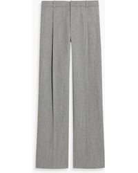 Vince - Wool-Blend Twill Wide-Leg Pants - Lyst