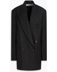 Dries Van Noten - Double-breasted Wool-flannel Blazer - Lyst