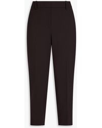 Theory - Cropped Stretch-wool Tapered Pants - Lyst