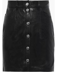 IRO - Igonia Leather Mini Skirt - Lyst