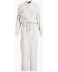 James Perse - Linen-Blend Jumpsuit - Lyst
