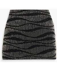 retroféte - Emory Bead-embellished Tulle Mini Skirt - Lyst