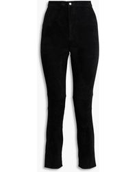 Isabel Marant - Ajuliko Suede Slim-leg Pants - Lyst