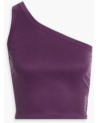 Koral - Marlow One-shoulder Printed Modal-blend Jersey Top - Lyst