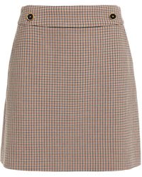Tory Burch Houndstooth Jacquard Mini Skirt - Multicolour
