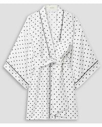 Rodarte - Leichter tel aus seiden-twill mit polka-dots - Lyst