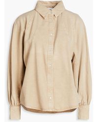Ba&sh - Diry Cotton And Linen-blend Twill Shirt - Lyst