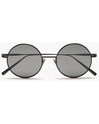 Acne Studios - Round-Frame Metal Sunglasses - Lyst