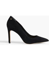 Stuart Weitzman - Leigh 75 Suede Pumps - Lyst