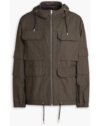 Sandro - Cotton Ripstop Hooded Field Jacket - Lyst