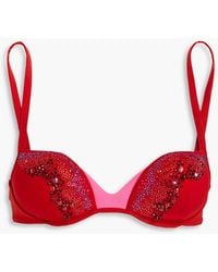 La Perla - Embellished Underwi Bikini Top - Lyst