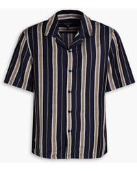 Rag & Bone - Avery Striped Linen-blend Shirt - Lyst