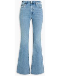 Rag & Bone - Dahlia Mid-Rise Flared Jeans - Lyst