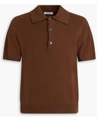 Entire studios - Wool And Cashmere-Blend Polo Shirt - Lyst