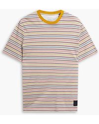 Paul Smith - Striped Cotton-jersey T-shirt - Lyst