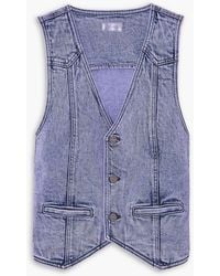 Mother - The Masked Rider Denim Vest - Lyst