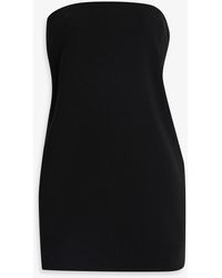 16Arlington - Blaise Strapless Satin-paneled Crepe Mini Dress - Lyst