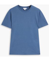 Sunspel Cotton-jersey T-shirt - Blue