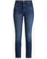 GRLFRND - Karolina hoch sitzende jeans mit schmalem bein - Lyst