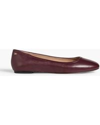 Stuart Weitzman - Nadine Leather Ballet Flats - Lyst