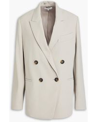 Vince - Double-breasted Crepe Blazer - Lyst