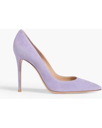 Gianvito Rossi - Gianvito 105 Suede Pumps - Lyst