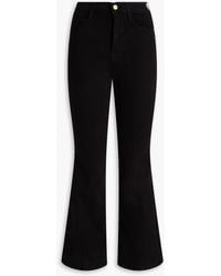 FRAME - Le Pixie High-Rise Flared Jeans - Lyst