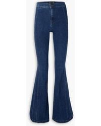 Veronica Beard - Sheridan High-rise Flared Jeans - Lyst