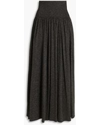 Zimmermann - Pleated Lamé Maxi Skirt - Lyst