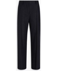 Dries Van Noten - Pinstriped Wool-Flannel Straight-Leg Pants - Lyst