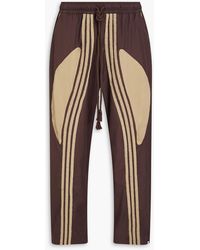 adidas - Striped Shell-Trimmed Jersey Track Pants - Lyst