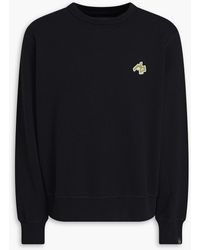 Rag & Bone - Rb Monster Appliquéd French Cotton-terry Sweatshirt - Lyst