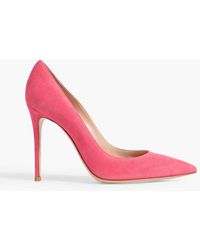Gianvito Rossi - Gianvito 105 Suede Pumps - Lyst